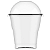 Copo Bolha com Tampa Crystal Bello 250ml, Plastilania - Rizzo,  20 unidades - Imagem 2
