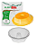 Forma Para Pudim Média Com Tampa Plastilândia 250ml 8 Unidades - Imagem 1