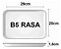 Bandeja B5 de Isopor Branca Rasa fardo com 100 unidades - Imagem 2