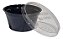 Pote para Molho Preto com Tampa Descartável 30ml F695 com 700 unidades - Imagem 4