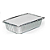 Bandeja Marmita Alumínio Tampa Mello M184 1500ml 100 unidades - Imagem 1