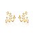 Brinco earcuff folhas - Imagem 1