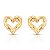 Brinco coração una - Imagem 1