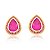 Brinco gota pink - Imagem 1
