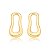 Brinco oval organic - Imagem 1
