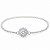 Pulseira flor cristal - Imagem 1