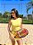 Conjunto short saia e cropped amarelo - Imagem 2