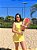 Conjunto short saia e cropped amarelo - Imagem 6