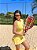 Conjunto short saia e cropped amarelo - Imagem 7