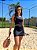 Conjunto short saia e cropped preto - Imagem 1