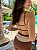 Conjunto short Marrom e Cappuccino - Imagem 4