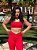 Conjunto vermelho recorte no coz - Imagem 1