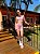 Conjunto short rosa bebê - Imagem 1