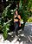 Conjunto Calça Capri frente única Preto - Imagem 6