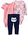 Conjunto Bebê Carter's 3 Peças Animais - Imagem 1