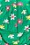 Romper Bebê Verde Flores - Imagem 3