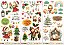 Adesivos Transparentes Slim: Natal - 3 unidades (É Ele, o Salvador / Natal iluminado / A Luz chegou) - Bible Journaling - Imagem 1