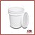 Balde Com Tampa Lacre 20 Litros - Branco - Imagem 1