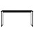 Mesa Escrivaninha RETA Estilo Industrial - SMART LITE 150cm x 50cm x 74cm PRETO ONIX / PR - Imagem 4