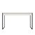 Mesa RETA Estilo Industrial - NOTTE 135cm x 70cm x 74cm CHAMP. OFF  WHITE / PR - Imagem 3