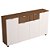 Aparador Com 4 Portas e 2 Gavetas 1600 X 860 X 355 Lamina Mel / Champagne OF - Imagem 1