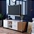 Móvel Tv 1800 X 550 X 355 Chapagne Off White / Lamina Mel - Imagem 4