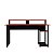 Gamer Desk 1360 x 600 x 890 Preto Onix /  Vermelho - Imagem 2