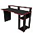 Gamer Desk 1360 x 600 x 890 Preto Onix /  Vermelho - Imagem 3