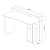 Gamer Desk 1360 x 600 x 890 Preto Onix /  Vermelho - Imagem 6