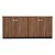 Armário CREDENZA Presidente 40mm - Carvalho Hanover 1650 x 520 x 740 - Imagem 2