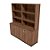 Armário C/ Estante CREDENZA Presidente- Carvalho Hanover 1650 x 520 x 1800 - Imagem 3