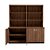 Armário C/ Estante CREDENZA Presidente- Carvalho Hanover 1650 x 520 x 1800 - Imagem 4