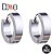 Brincos de argolas 4mm em aço antialérgico. RGL6DD92F - Imagem 1