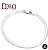 Conjunto de colar e pulseira Choker Laminada aço antialérgico SNQF48WCH - Imagem 2