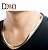 Conjunto de colar e pulseira Choker Laminada aço antialérgico SNQF48WCH - Imagem 5