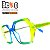 Combo USEBEKO de Armação + lentes blue U2YV4G382 - Imagem 1