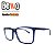 Combo UESEBEKO de Armação + lentes com antireflexo CUBH64CCB - Imagem 6