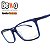 Combo UESEBEKO de Armação + lentes com antireflexo CUBH64CCB - Imagem 1