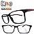 Combo UESEBEKO de Armação + lentes com antireflexo P58QSDQT3 - Imagem 4
