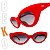 Óculos de Sol Beko Vermelho Fashion NWSVW8BL8 - Imagem 2