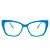Armação Feminina Azul Turquesa Acetato Premium - Filtro Azul - BEKO - Imagem 8