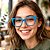 Armação Feminina Azul Turquesa Acetato Premium - Filtro Azul - BEKO - Imagem 6