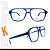 Armação Acetato Azul Transparente - BEKO - Imagem 3