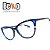 Armação de Óculos Acetato Gatinho Azul E5FBVFWAM - Imagem 1