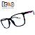 Armação para Óculos Estilo Quadrado Preto Fosco ZX8T7MLZA - Imagem 1