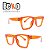 Armação de Óculos Transparente Laranja Beko MBL9VUBPW - Imagem 6