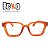 Armação de Óculos Transparente Laranja Beko MBL9VUBPW - Imagem 3