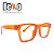 Armação de Óculos Transparente Laranja Beko MBL9VUBPW - Imagem 5