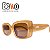 Óculos de Sol Beko Quadrado Caramelo BH3YFRYLX - Imagem 3