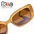 Óculos de Sol Beko Quadrado Caramelo BH3YFRYLX - Imagem 7